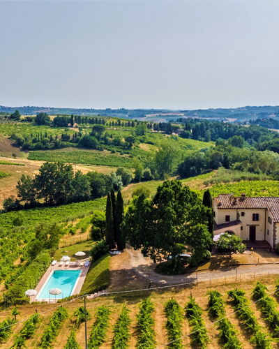 Villa Magna + Dependance: Table, Sky, Property, Furniture, Plant, Chair, Azure, Shade, Interior Design, Architecture