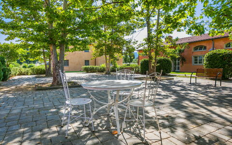 Quercia Alta: Plant, Building, Window, Road Surface, Tree, Table, Shade, Asphalt, Land Lot, Urban Design