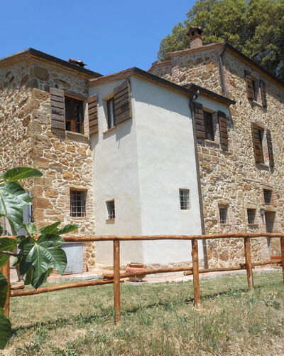 Casa Mulinello: Plant, Building, Window, Sky, Property, Tree, Nature, Fence, Real Estate, Facade