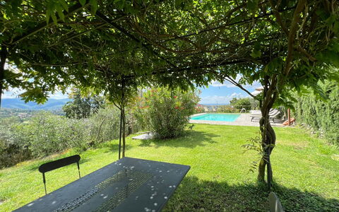 Villa Patrizia: Plant, Water, Natural Landscape, Shade, Outdoor Furniture, Land Lot, Tree, Leisure, Public Space, Grass