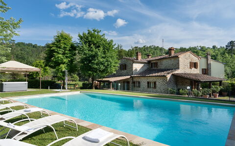 Il Mulino di Vogognano: Acqua, Nube, Cielo, Pianta, Proprietà, Costruzione, Piscina, Azzurro, Albero, Corpo D'Acqua
