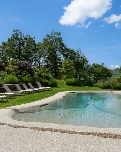 Villa Torre delle Rose: Cloud, Water, Sky, Plant, Water Resources, Property, Natural Landscape, Tree, Swimming Pool, Landscape