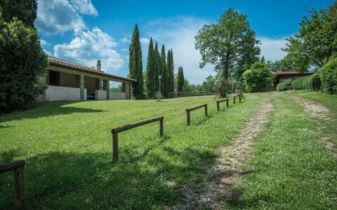 Borgo la Casina: Nube, Cielo, Pianta, Proprietà, Paesaggio Naturale, Albero, Lotto, Luce Del Sole, Recinzione, Paesaggio