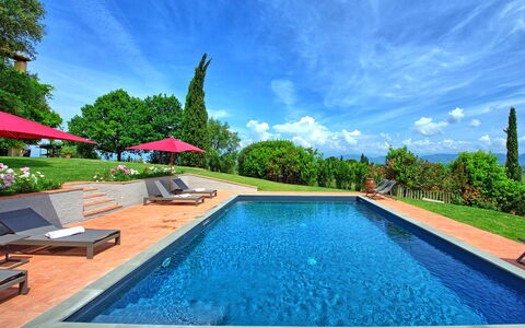 Villa Marliana: Acqua, Cielo, Nube, Pianta, Proprietà, Piscina, Natura, Azzurro, Albero, Mobili Da Esterno