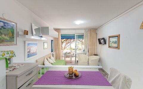 La Pineta: Property, Furniture, Cabinetry, Picture Frame, Azure, Comfort, Table, Drawer, Purple, Interior Design