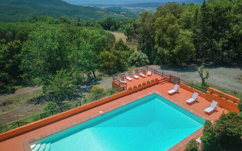 Tenuta De Paoli - Chianni, Pool, Wifi, Privacy, To: Acqua, Proprietà, Cielo, Piscina, Pianta, Verde, Natura, Botanica, Azzurro, Albero