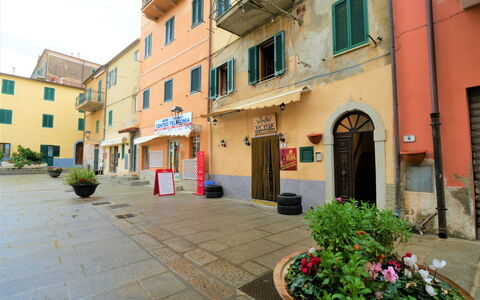 Il Marinaio: Plant, Building, Window, Property, Flowerpot, Cloud, Road Surface, Door, Sky, Houseplant