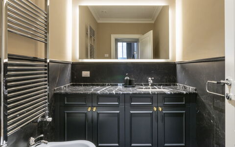 Pazzi Penthouse: Cabinetry, Lavello, Lavandino Della Cucina, Proprietà, Rubinetto, Controsoffitto, Cucina, Idraulico Fixture, Cucina Stufa, Costruzione