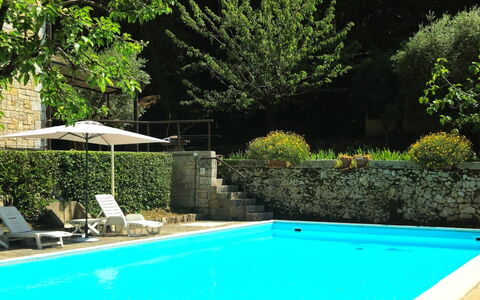 La Piccola Rocca: Swimming Pool, Resort, Composite Material, Outdoor Furniture, Leisure, Thermae, Shade, Eco Hotel, Flagstone, Water Feature