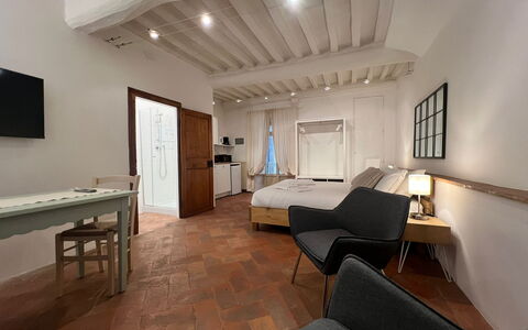 Vicolo Della Scala Rooms: Mobilia, Tavolo, Interior Design, Pavimento, Legna, Pavimentazione, Soggiorno, Comfort, Immobiliare, Latifoglie