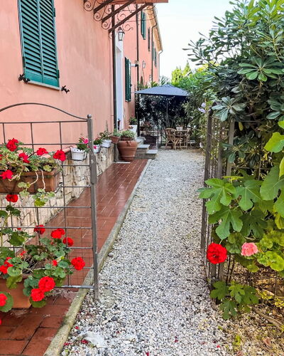 Fattoria Palazzeta: Table, Furniture, Sky, Plant, Property, Building, Tableware, Chair, Outdoor Table, Outdoor Furniture