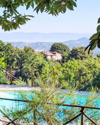 I Tre Castagni: Blue, Swimming Pool, Eco Hotel, Resort, Resort Town, Outdoor Furniture, Villa, Hacienda, Backyard