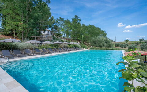 Ciliegino Spereto Apartment, Pool And Relax , Mont: Swimming Pool, Resort, Outdoor Furniture, Eco Hotel, Sunlounger, Garden, Landscaping, Thermae, Resort Town, Hacienda