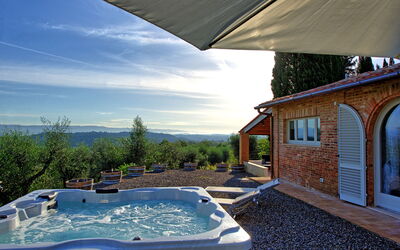 Casa Andrea: Water, Sky, Cloud, Plant, Window, Building, Swimming Pool, Azure, Shade, Architecture
