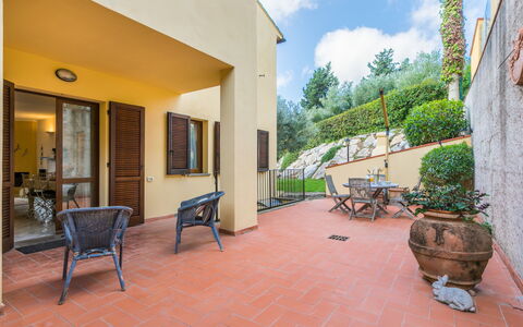 Valentina: Plant, Property, Flowerpot, Sky, Cloud, Building, Houseplant, Chair, Interior Design, Architecture