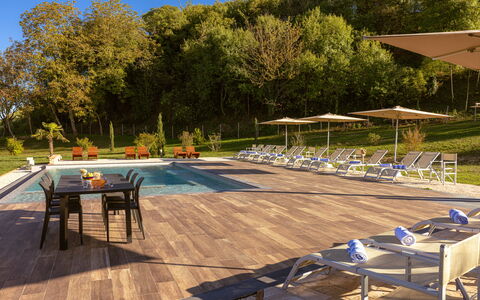 La Capanna, Borgo Campassini, Monteriggioni: Piscina, Mobili Da Esterno, Mobilia, Ricorrere, Lettino, Sedia, Eco Hotel, Ombrello, Tempo Libero, Giardino