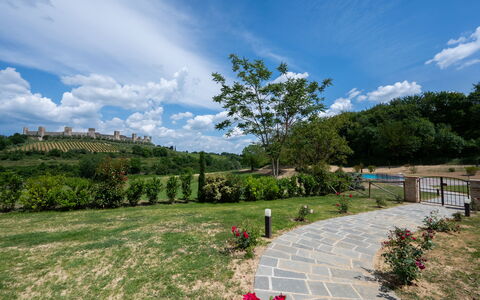 Le Torri, Borgo Campassini, Monteriggioni: Erba, Natura, Paesaggio, Pascolo, Arbusto, Lotto, Plain, Giardino, Primavera, Piantagione