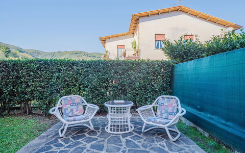 La Palma: Outdoor Furniture, Garden, Shade, Landscaping, Chair, Backyard, Outdoor Table, Eco Hotel, Swimming Pool, Fence