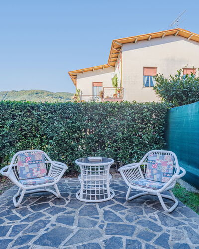 La Palma: Outdoor Furniture, Garden, Shade, Landscaping, Chair, Backyard, Outdoor Table, Eco Hotel, Swimming Pool, Fence