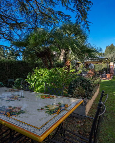 Ely Apartment In Villa, Wifi, Terricciola, Pisa: Shrub, Garden, Landscaping, Shade, Yard, Hacienda, Flowerpot, Houseplant, Backyard
