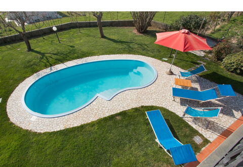 Villa Camaiore: Blue, Swimming Pool, Outdoor Furniture, Resort, Composite Material, Eco Hotel, Leisure, Hacienda, Sunlounger, Shade