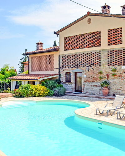La Vecchia Pieve: Swimming Pool, Outdoor Furniture, Estate, Resort, Hacienda, Villa, Umbrella, Houseplant, Hotel, Eco Hotel