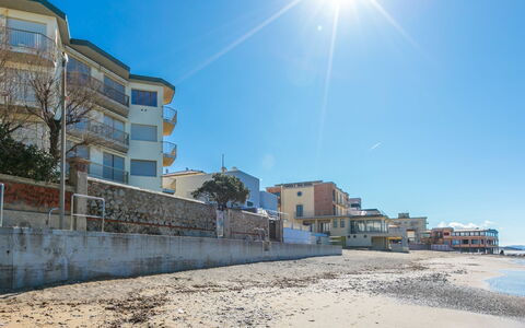 Mediterraneo: Blue, Residential Area, Architecture, Home, Apartment, Balcony, Sea, Coast, Shore, Beach