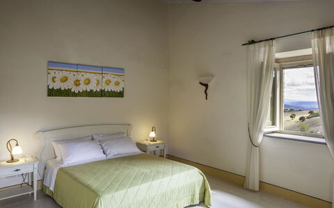 Podere Bella Vista: Mobilia, Parete, Interior Design, Pavimentazione, Pavimento, Soffitto, Camera Da Letto, Casa, Letto, Camera