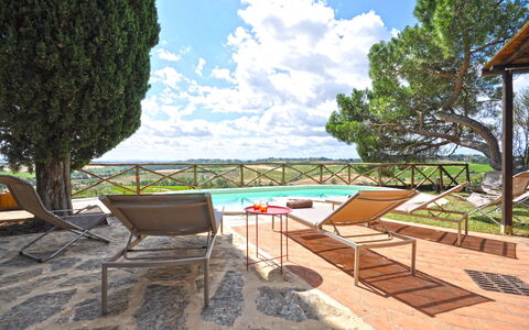 Capanna al Lago, Chianti Heritage with Vineyards V: Furniture, Outdoor Furniture, Chair, Swimming Pool, Outdoor Table, Backyard, Villa, Eco Hotel, Sunlounger, Patio