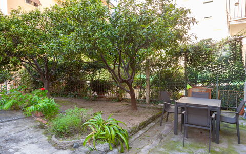 La Casa Dei Mandarini: Foglia, Arbusto, Giardino, Primavera, Woody Impianto, Shade, Backyard, Cortile, Landscaping, Cortile