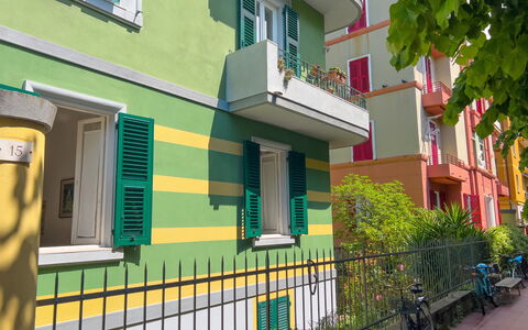 Corso Roma 15 Vacanze - Levanto: Casa, Appartamento, Balcone, Dipingere, Pianta Della Casa
