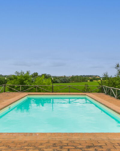 Caggiolo: Blue, Swimming Pool, Shade, Landscaping, Eco Hotel, Outdoor Furniture, Resort, Hacienda, Backyard, Villa