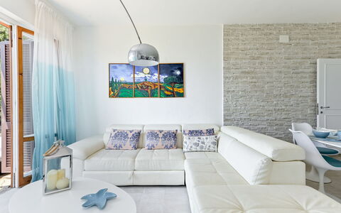 Sabrina: Furniture, Interior Design, Couch, Flooring, Wall, Floor, Living Room, Table, Home, Ceiling