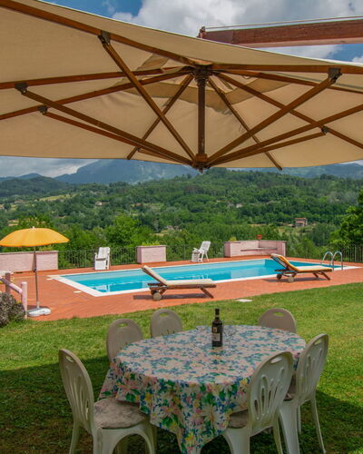 Casa dei Ciliegi: Umbrella, Shade, Outdoor Furniture, Eco Hotel, Resort, Swimming Pool, Chair, Outdoor Table, Outdoor Structure, Houseplant