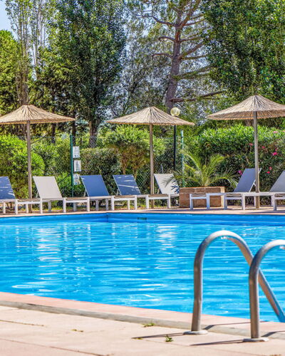 Capalbio 649: Blue, Swimming Pool, Outdoor Furniture, Resort, Sunlounger, Furniture, Umbrella, Chair, Leisure, Shade
