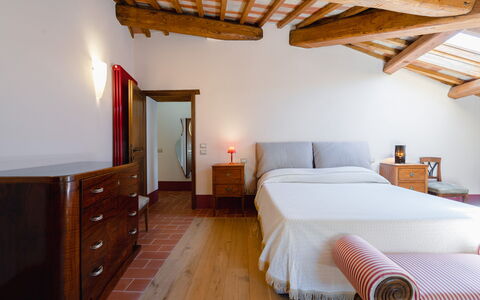 Mensano Old Town Apartment: Furniture, Bed, Interior Design, Bedroom, Flooring, Wall, Floor, Wood, Bed Sheet, Bedding