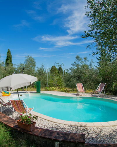 Villa Albertine: Blue, Swimming Pool, Outdoor Furniture, Resort, Shade, Chair, Backyard, Eco Hotel, Garden, Landscaping