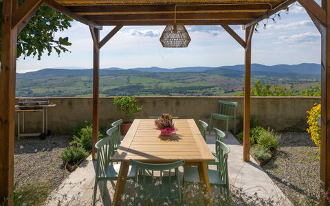 Il Belvedere di Montiano: Recreation, Leisure, Shade, Outdoor Furniture, Park, Vacation, Eco Hotel, Resort, Deck