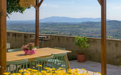 Il Belvedere di Montiano: Recreation, Leisure, Shade, Outdoor Furniture, Park, Vacation, Eco Hotel, Resort, Deck