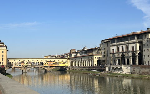 Cuore Di Firenze Apartment: Acqua, Risorse Idriche, Corpo D'Acqua, Waterway, Alveo, Canale, Città, Architettura, Canale, Ponte