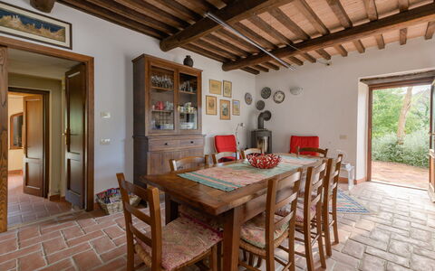 La Valle: Furniture, Wall, Flooring, Wood, Interior Design, Table, Kitchen & Dining Room Table, Dining Room, Floor, Home