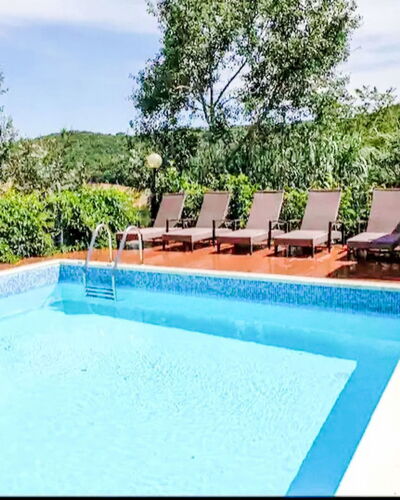 Podere Sant'Antonio: Swimming Pool, Resort, Eco Hotel, Hacienda, Estate, Garden, Villa, Courtyard, Shade, Farmhouse