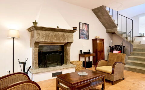 Podere i Prati: Furniture, Interior Design, Flooring, Wood, Floor, Room, Lighting, Ceiling, Home, Living Room