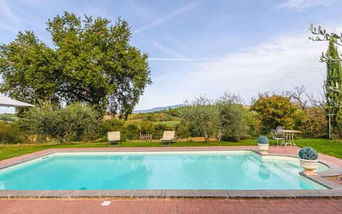Villa dei Fiori: Piscina, Giardino, Giochi D'Acqua, Estate, Hacienda, Ricorrere, Eco Hotel, Agriturismo, Villa, Shade