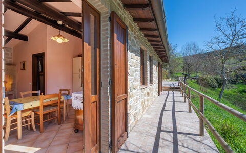 Il Giuncheto, Pool, Amazing View, Umbrian Countrys: Legna, Porta, Villetta, Latifoglie, Color Legno, Cucina & Sala Da Pranzo Tavolo, Brick, Portico, Plank, Agriturismo