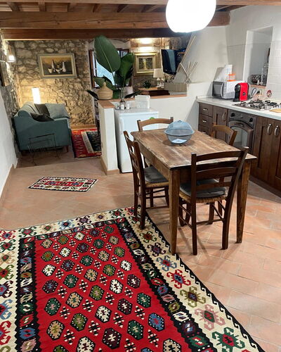 Borgo Antico, Pool, Barberino del Mugello: Furniture, Flooring, Floor, Interior Design, Carpet, Table, Room, Living Room