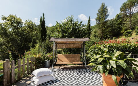 Villa Essiccatoio: Mobilia, Mobili Da Esterno, Giardino, Arbusto, Sedia, Comunita 'Impianto, Tavolo Esterno, Shade, Vaso Di Fiori