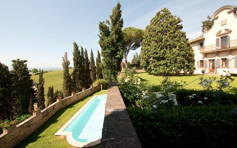 Castello di Cabbiavoli: Architecture, Home, Estate, Garden, Landscaping, Villa, Hacienda, Mansion, Lawn, Yard