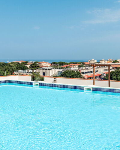 Le Dimore di Santa Costanza: Furniture, Wood, Chair, Floor, Sea, Balcony, Fence, Deck, Hardwood, Wood Stain