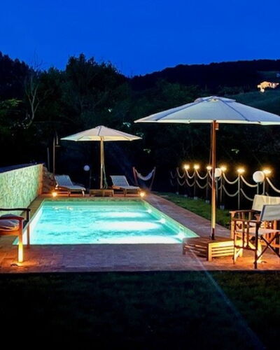 Il Sogno Toscano: Swimming Pool, Resort, Outdoor Furniture, Furniture, Eco Hotel, Landscape Lighting, Umbrella, Garden, Backyard, Flowerpot